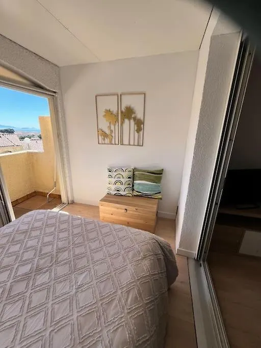 Studio Vue Mer Avec Piscine Et Terrain De Tennis Sausset-les-Pins 0*,